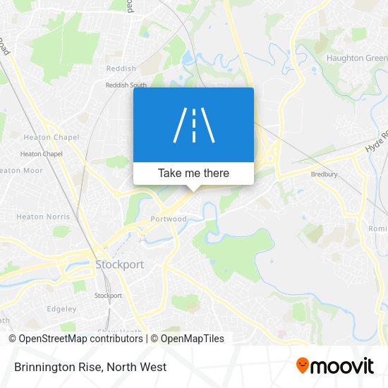 Brinnington Rise map