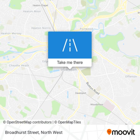 Broadhurst Street map