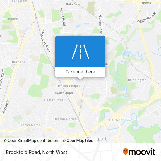 Brookfold Road map