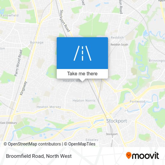 Broomfield Road map