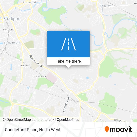 Candleford Place map