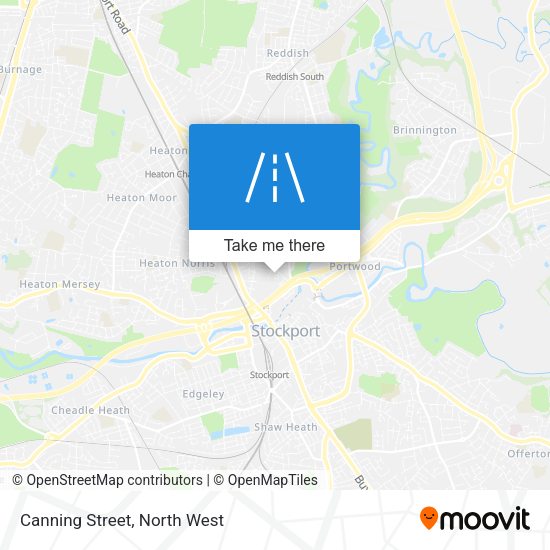 Canning Street map