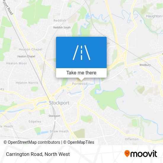 Carrington Road map