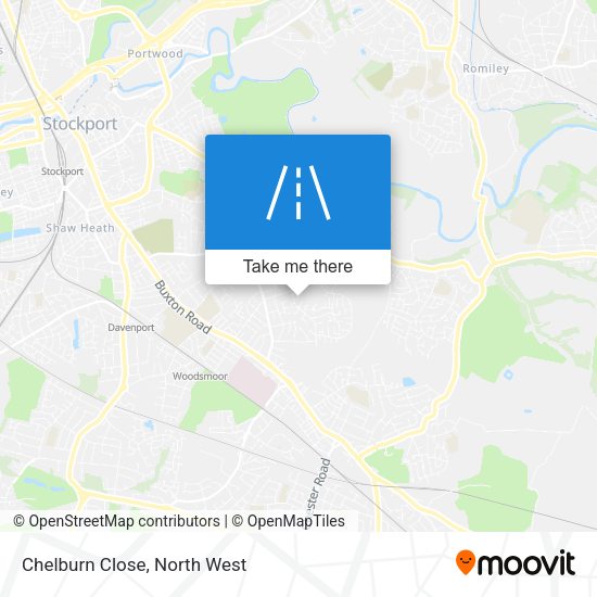 Chelburn Close map