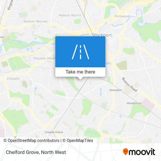Chelford Grove map