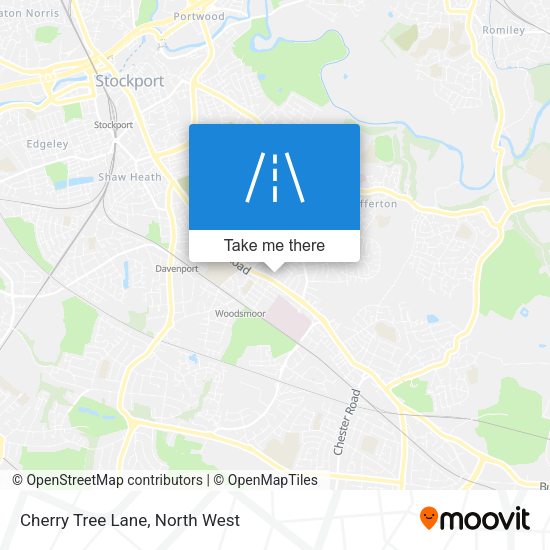 Cherry Tree Lane map