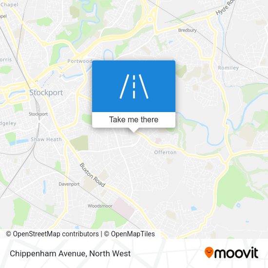 Chippenham Avenue map