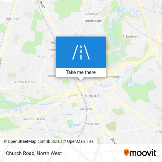 Church Road map
