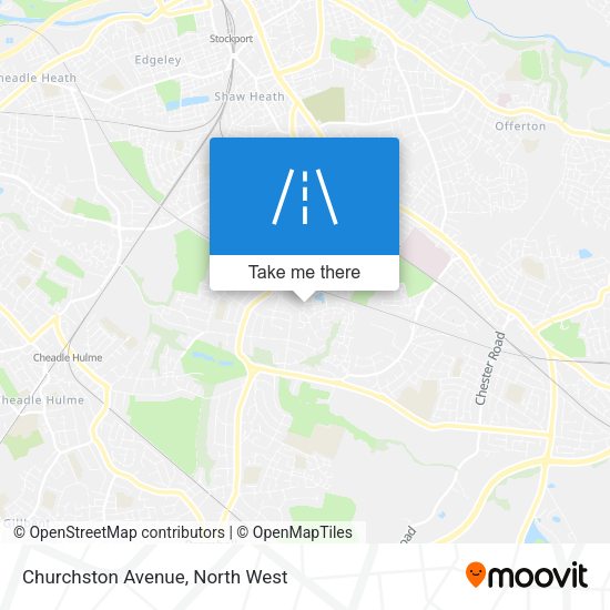 Churchston Avenue map