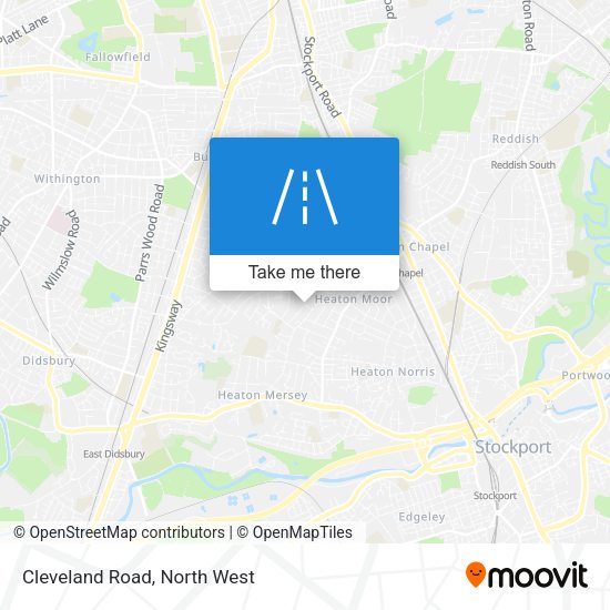 Cleveland Road map