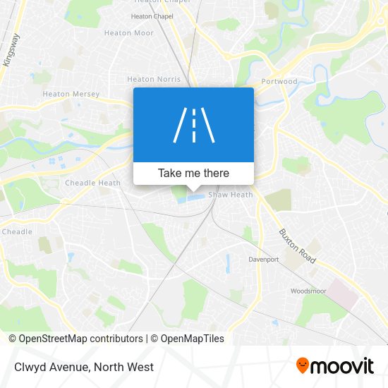 Clwyd Avenue map