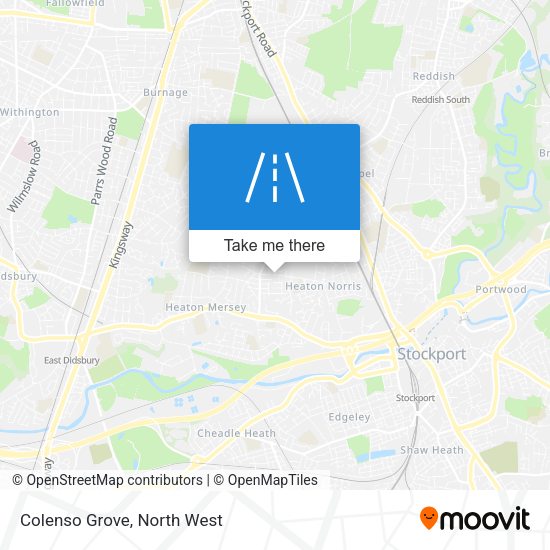 Colenso Grove map