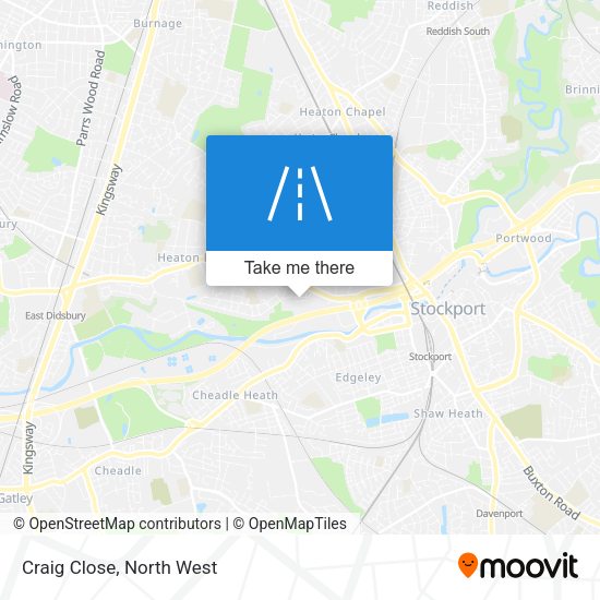 Craig Close map
