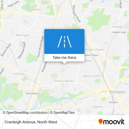 Cranleigh Avenue map