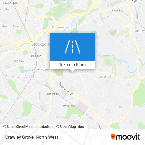Crawley Grove map