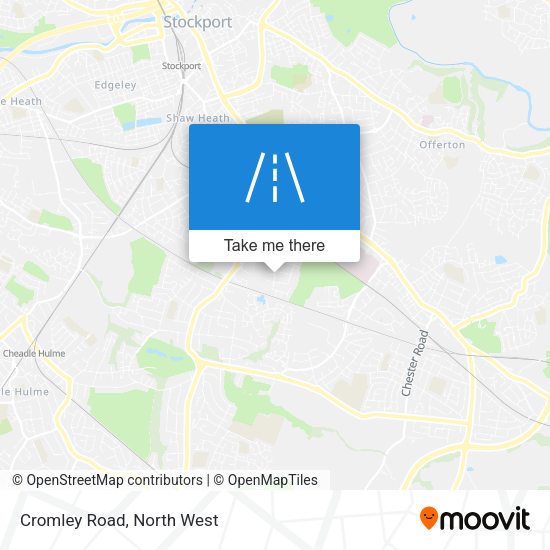 Cromley Road map
