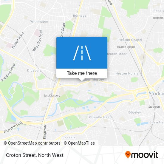 Croton Street map