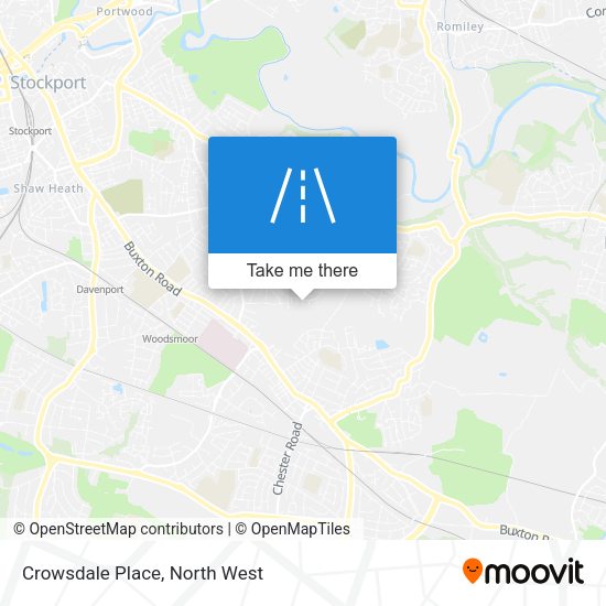 Crowsdale Place map