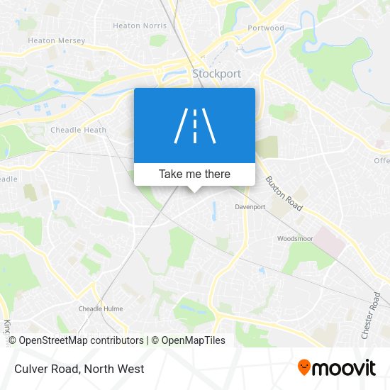 Culver Road map