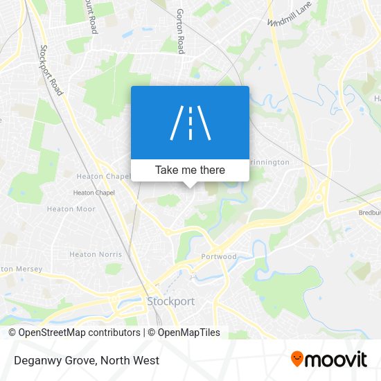 Deganwy Grove map