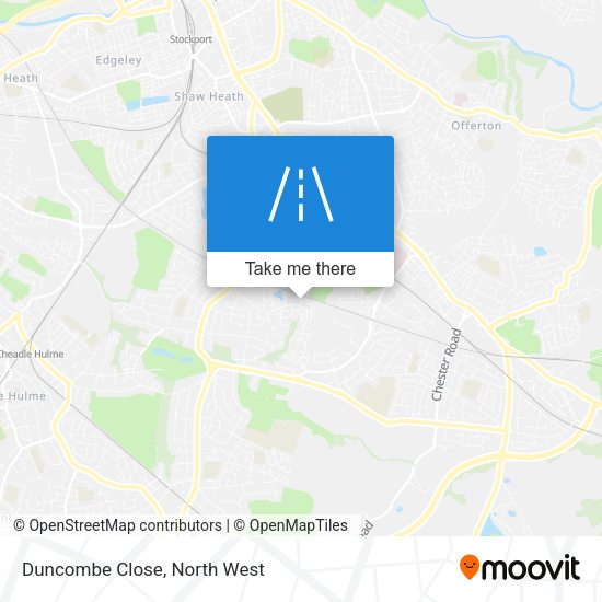 Duncombe Close map