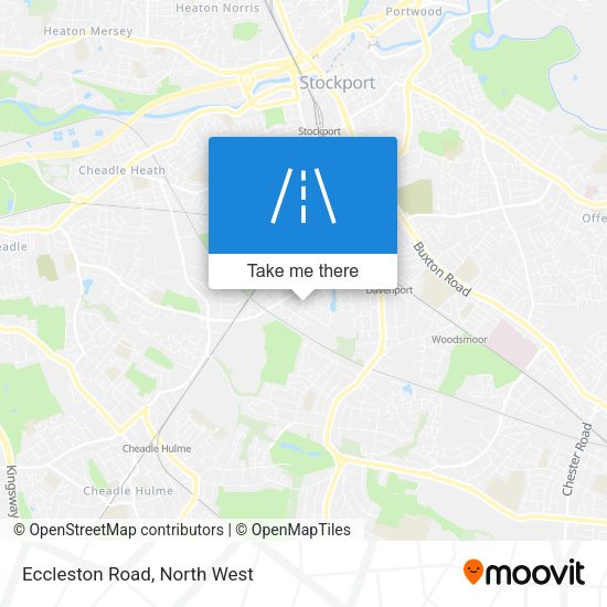 Eccleston Road map