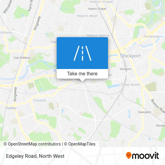 Edgeley Road map