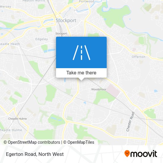 Egerton Road map