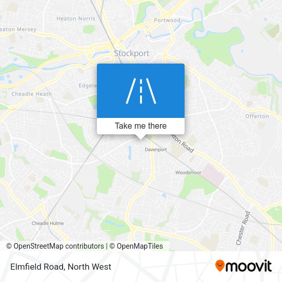 Elmfield Road map