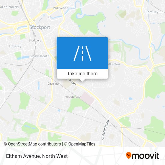 Eltham Avenue map