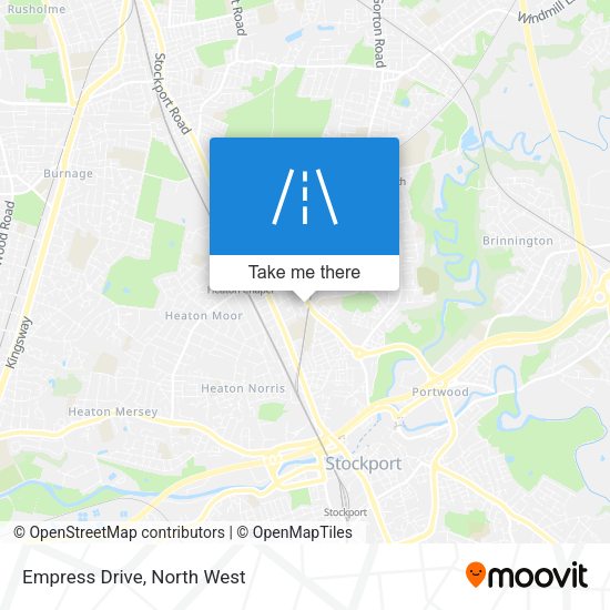Empress Drive map