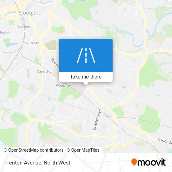 Fenton Avenue map
