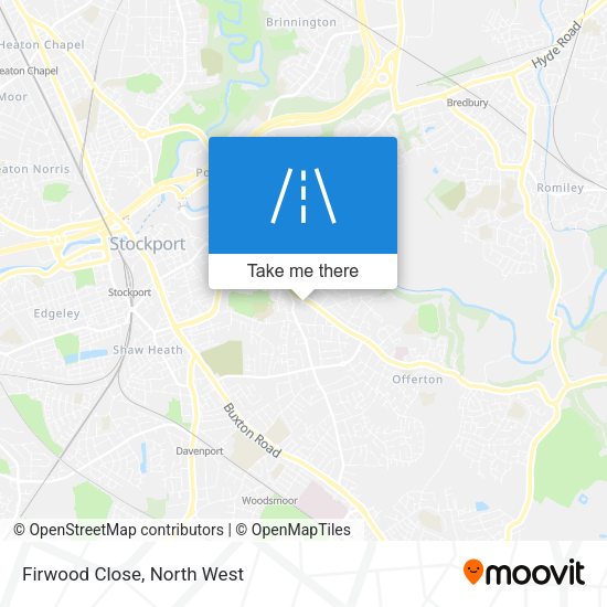 Firwood Close map