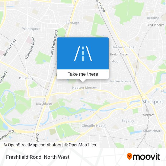 Freshfield Road map