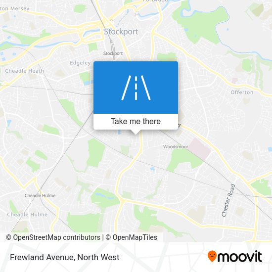 Frewland Avenue map