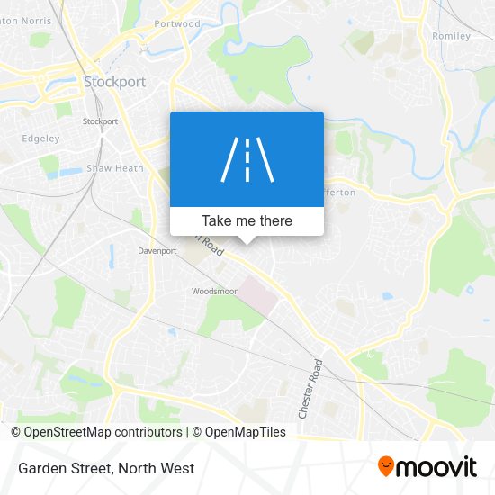 Garden Street map