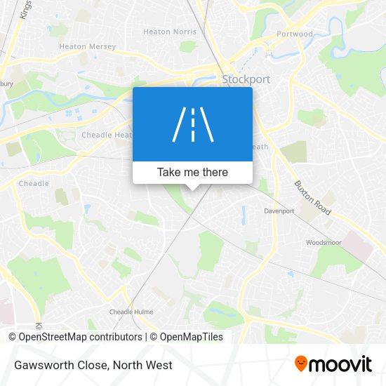 Gawsworth Close map