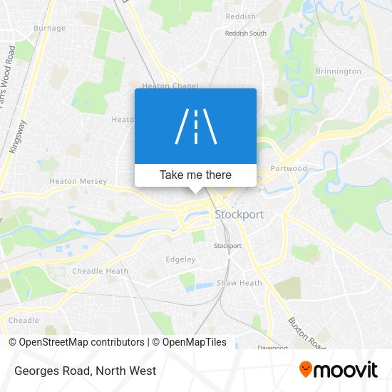 Georges Road map