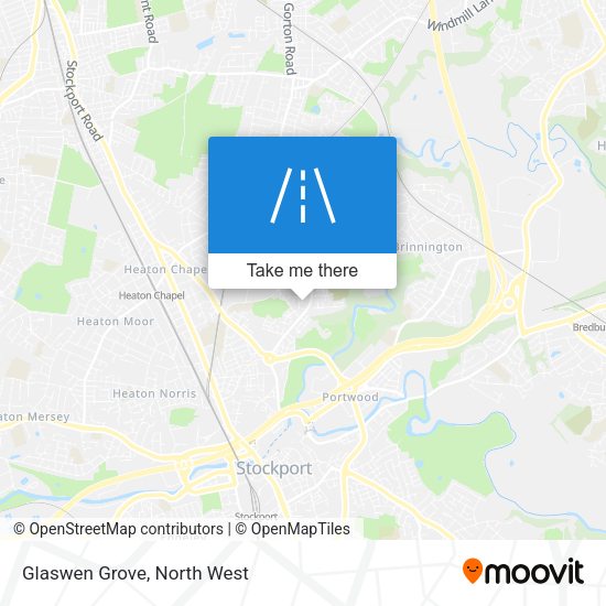 Glaswen Grove map
