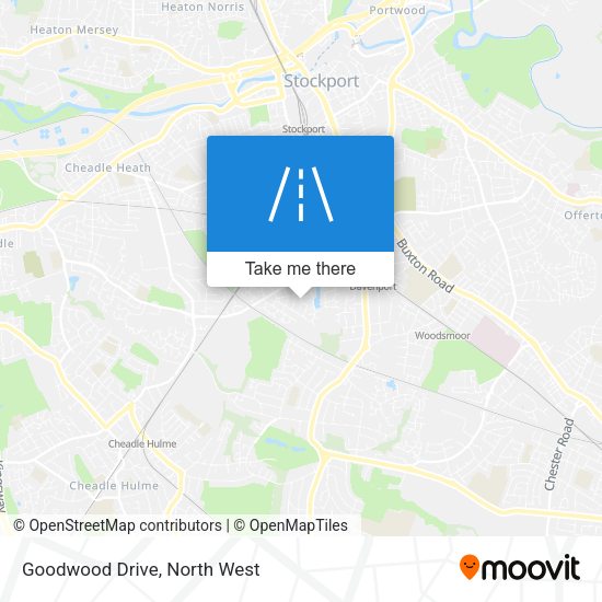 Goodwood Drive map