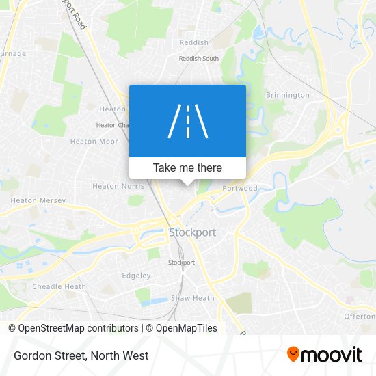 Gordon Street map