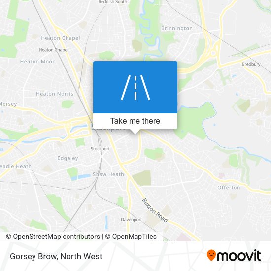 Gorsey Brow map