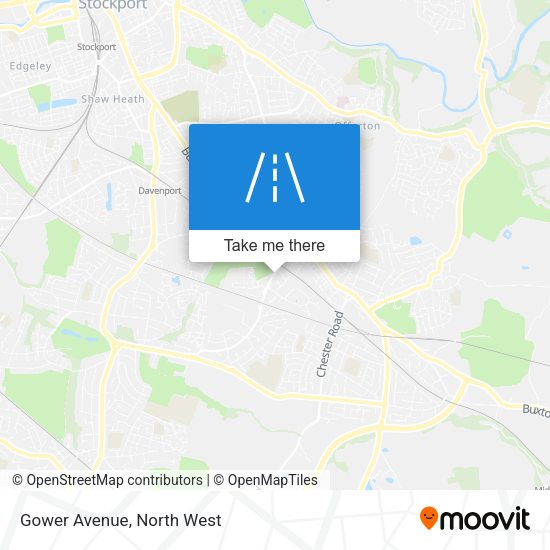 Gower Avenue map