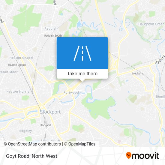 Goyt Road map