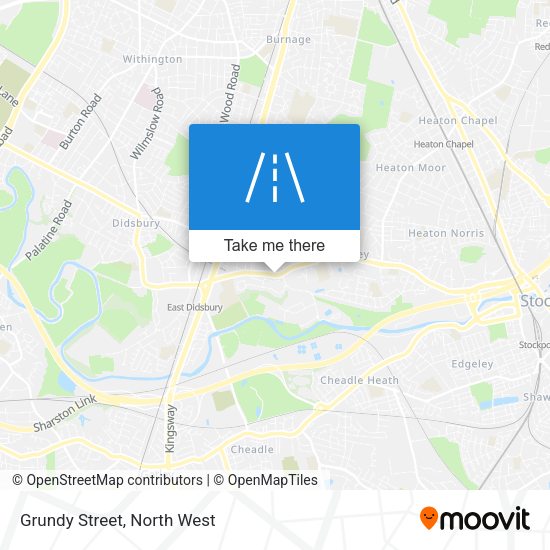 Grundy Street map