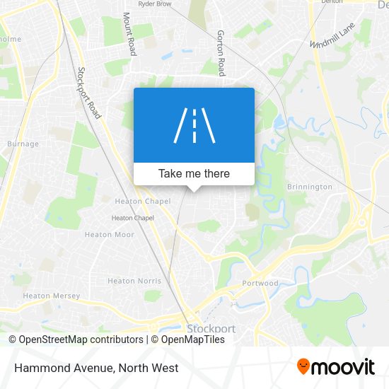 Hammond Avenue map
