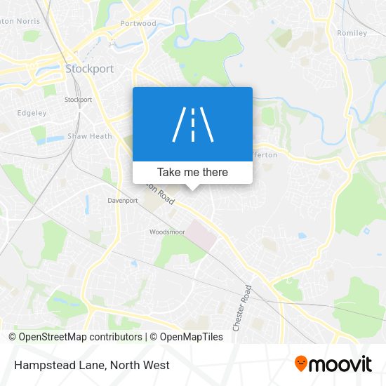 Hampstead Lane map