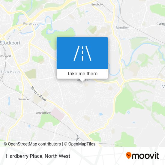 Hardberry Place map