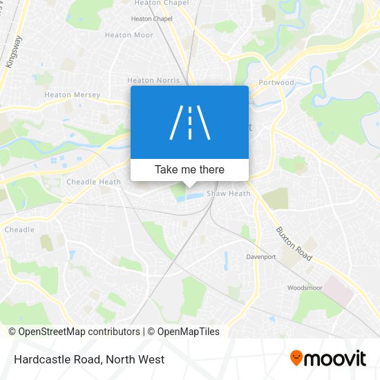 Hardcastle Road map