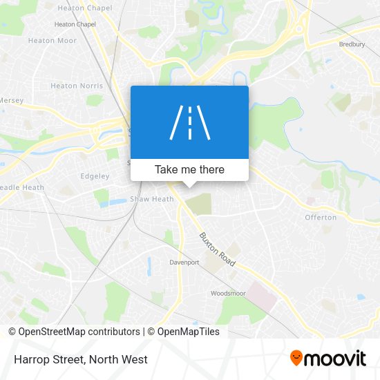 Harrop Street map